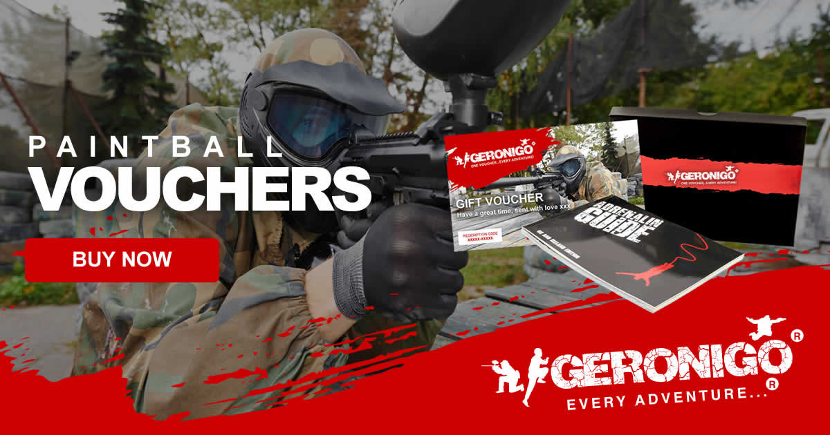 Paintball Gift Experience Vouchers Geronigo®